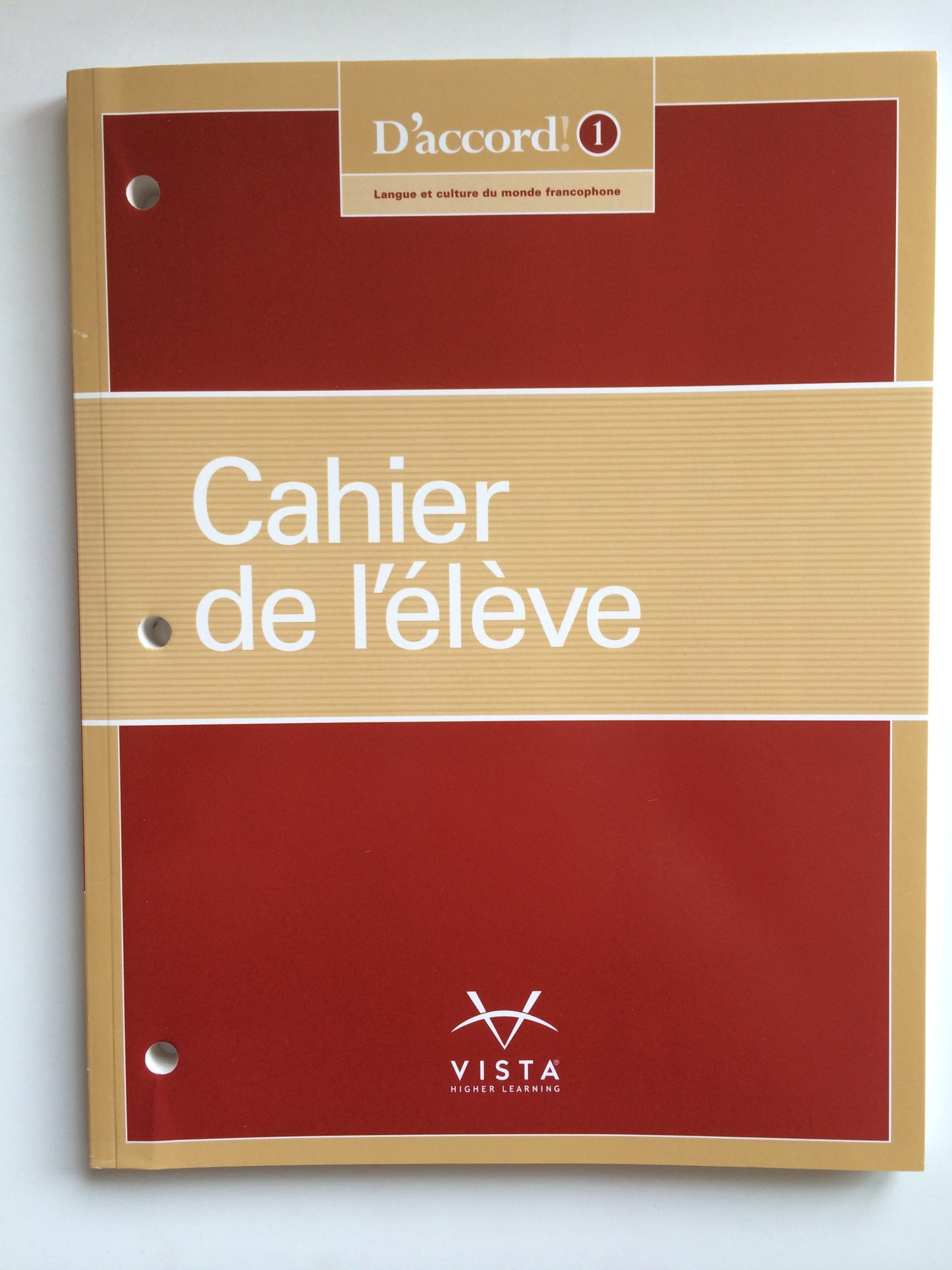 Daccord 2015 L1 Cahier de L'eleve