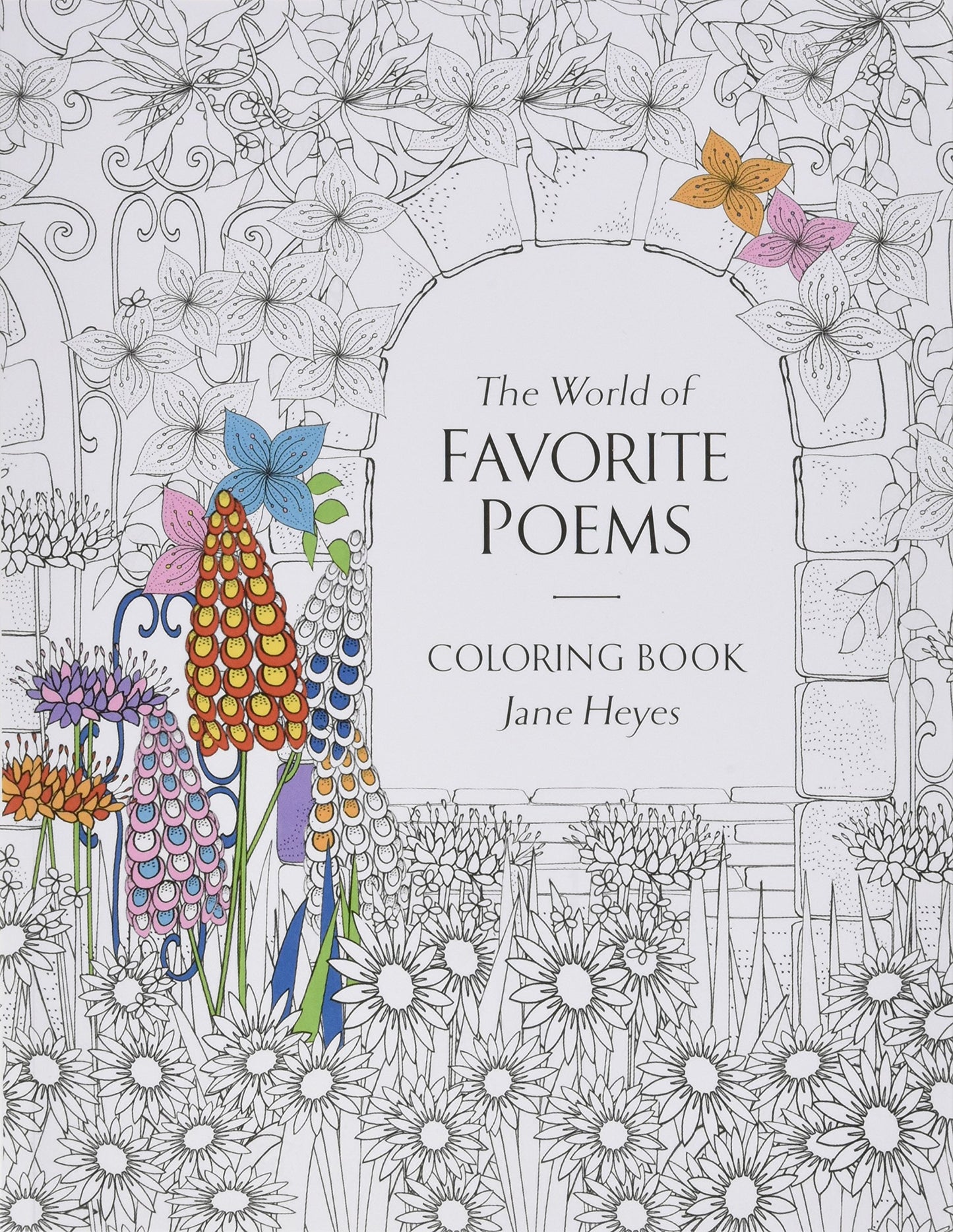 Babalu Adult The World of Favorite Poems Coloring Book, 8" x 11" - 3464
