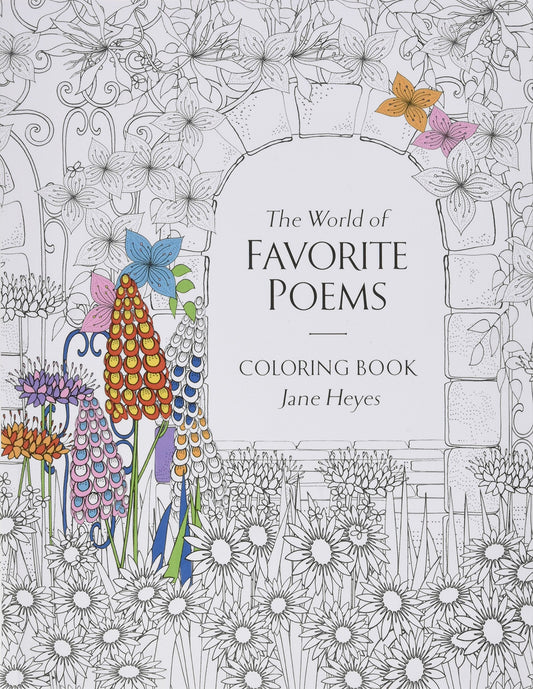 Babalu Adult The World of Favorite Poems Coloring Book, 8" x 11" - 3464
