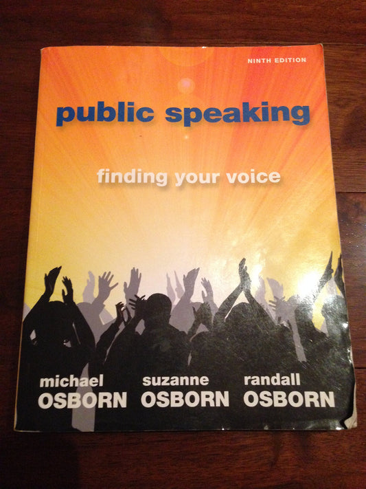 Public Speaking: Finding Your Voice - 4342