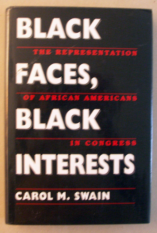 Black Faces, Black Interests: The Representation of African Americans in Congress - 3357