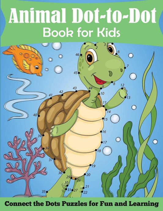 Animal Dot-to-Dot Book for Kids: Connect the Dots Puzzles for Fun and Learning - 654