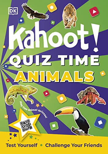 Kahoot! Quiz Time Animals: 250 Trivia Questions (with QR Codes Inside for 150 Interactive Bonus Questions) – Educational Kids Quiz Book - 3674