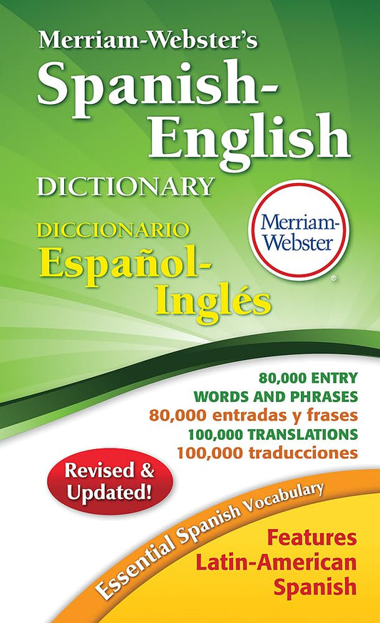 Merriam-Webster Spanish-English Dictionary, Mass Market Paper (English and Spanish Edition) - 2040
