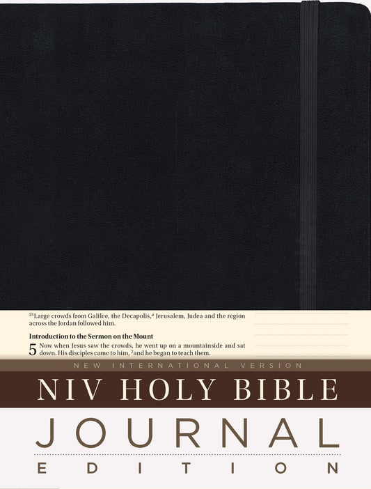 NIV, Holy Bible, Journal Edition, Hardcover - 8318