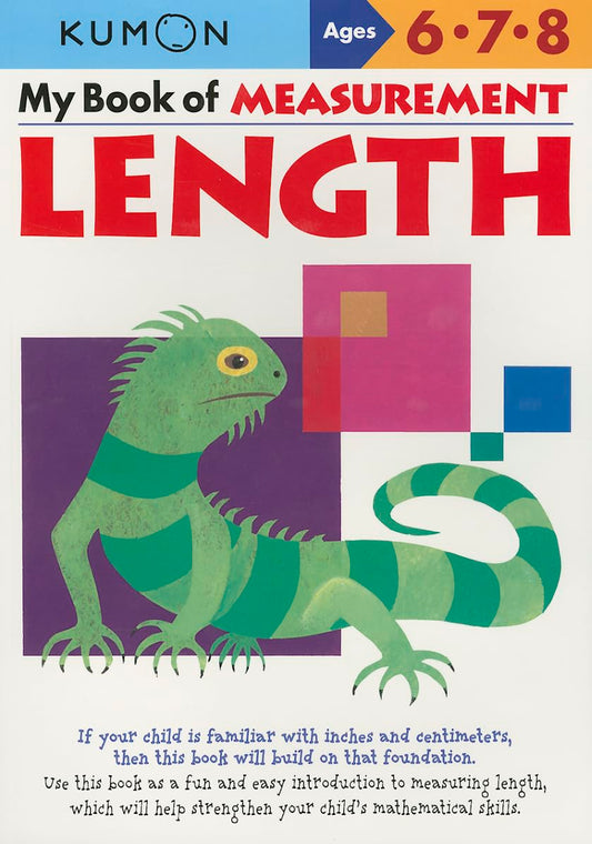 My Book Of Measurement: Length (Kumon Math Workbooks) - 7384