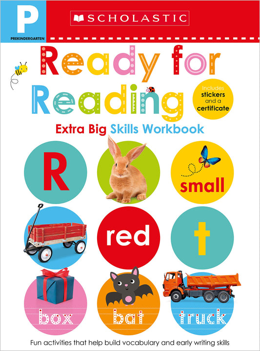 Pre-K Ready for Reading Workbook: Scholastic Early Learners (Extra Big Skills Workbook) - 4669