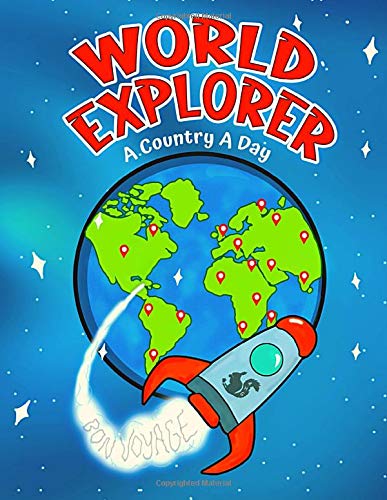 World Explorer: A Country a Day (DIY Atlas): Daily geography activity book for kids and adults. Explore 195 countries! - 8992