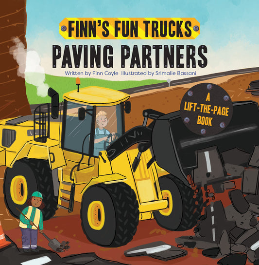 Paving Partners: A Lift-the-Page Truck Book (Finn's Fun Trucks) - 1144