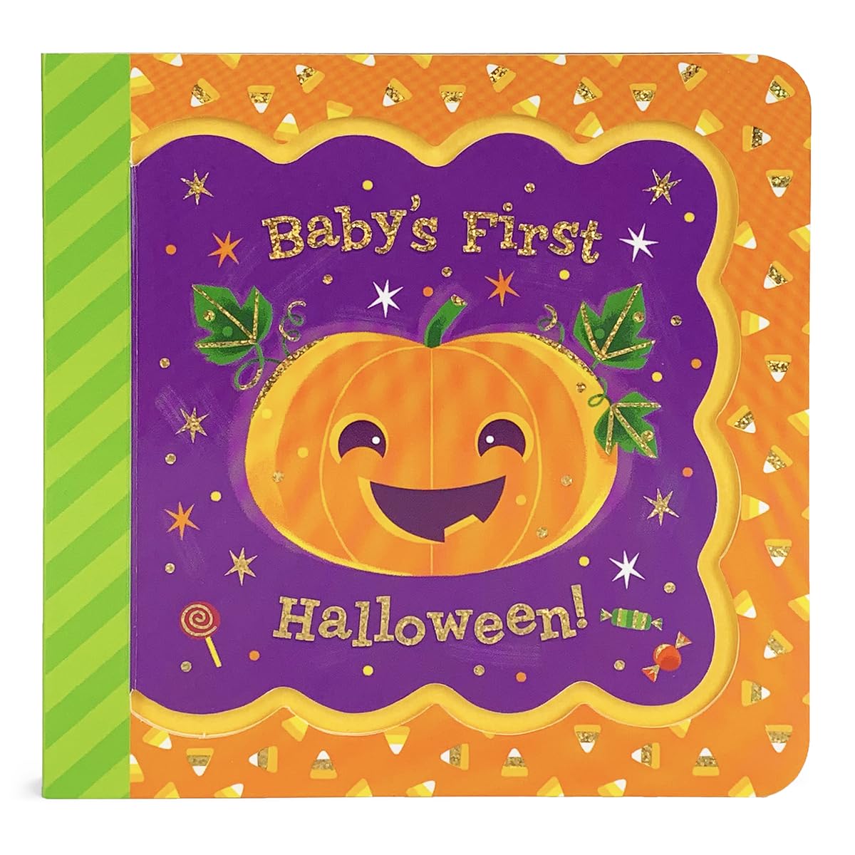 Baby's First Halloween Greeting Card Board Book (Includes Envelope and Foil Sticker) For Newborns, 0-12 Months (Little Bird Greetings Keepsake Book) - 1096